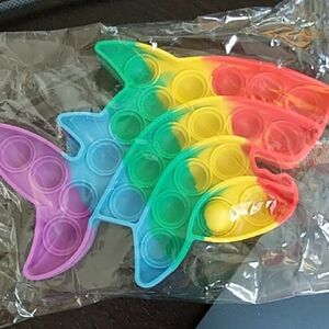 Rainbow Fish Pop It Toy